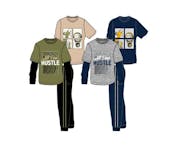 Tricot Pant Sets, Assorted, 3pc, 4-7
