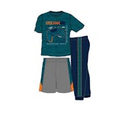 Boys' Activewear Set, Blue, 3pc, 4-7