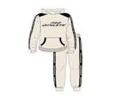 Boys' Fleece Jogger Set, Beige, 4-7