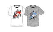 Boys' Short Sleeve Graphic T-Shirt, White/Gray, 4-7