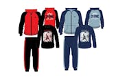Boys' Fleece Set, Blue/Red, 3pc, 8-16