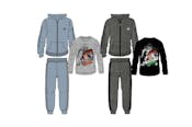 Boys' Fleece Set, Blue/Gray, 3pc, 8-16