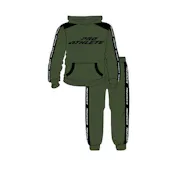 Boys' Fleece Jogger Set, Green, 4-7