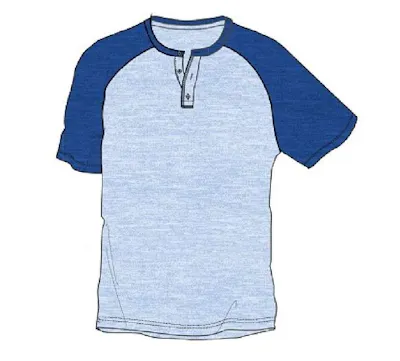 Boys Henley Tees - Size 8-16