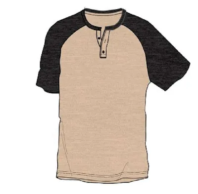 Boys Henley Tees - Size 8-16