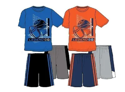 Boys Short Set - 3pc, Size 4-7