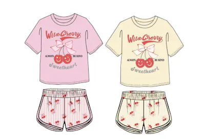 Girls Shorts 2pc Set, Size 4-6X