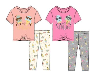 Girls Legging Sets - Assorted Sizes, 72pcs