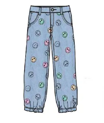 Girls Denim Jeans - Assorted Sizes, 72pcs