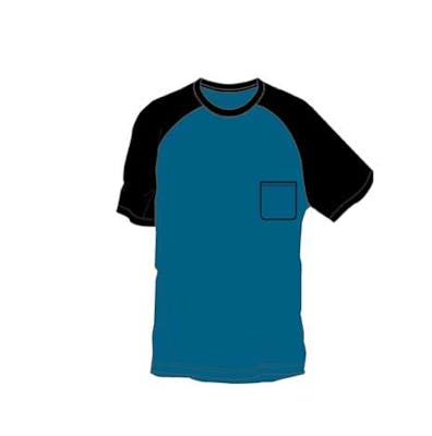 Boys Raglan T-Shirts - Size 4-7, Blue