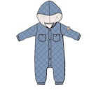 Newborn Quilted Jackets, Teal, 0-9M image number null