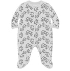 Boys' Embossed Bodysuits, Gray, 0-9M image number null