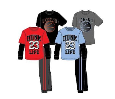 Tricot Pant Sets, Assorted, 3pc, 4-7