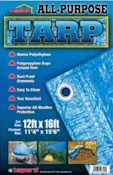 All -Purpose Blue Tarps - 12' x 16'