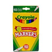 Crayola Fine Tip Markers - 10 Pack, Classic Colors