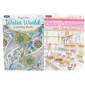 Adult Coloring Books - Color Odyssey & Water World