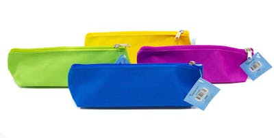 Pencil Pouch - Solid Colors, Zipper Closure