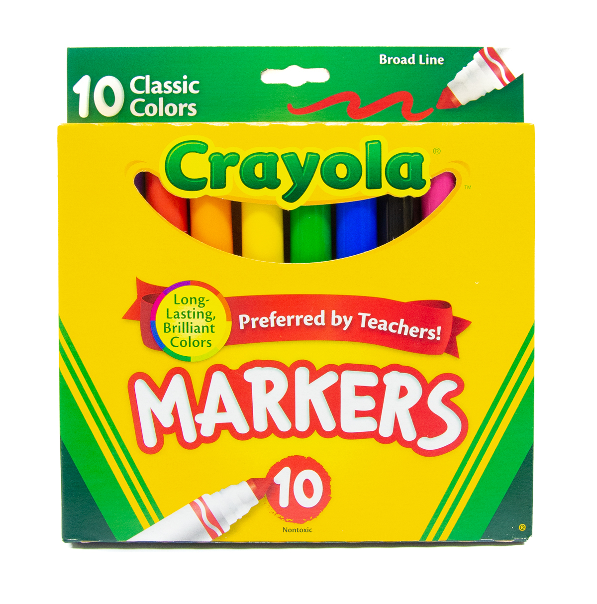 Crayola Fine Line Markers For Kids, Back to School Supplies For Teachers,  Bulk Markers For School, 200 Count