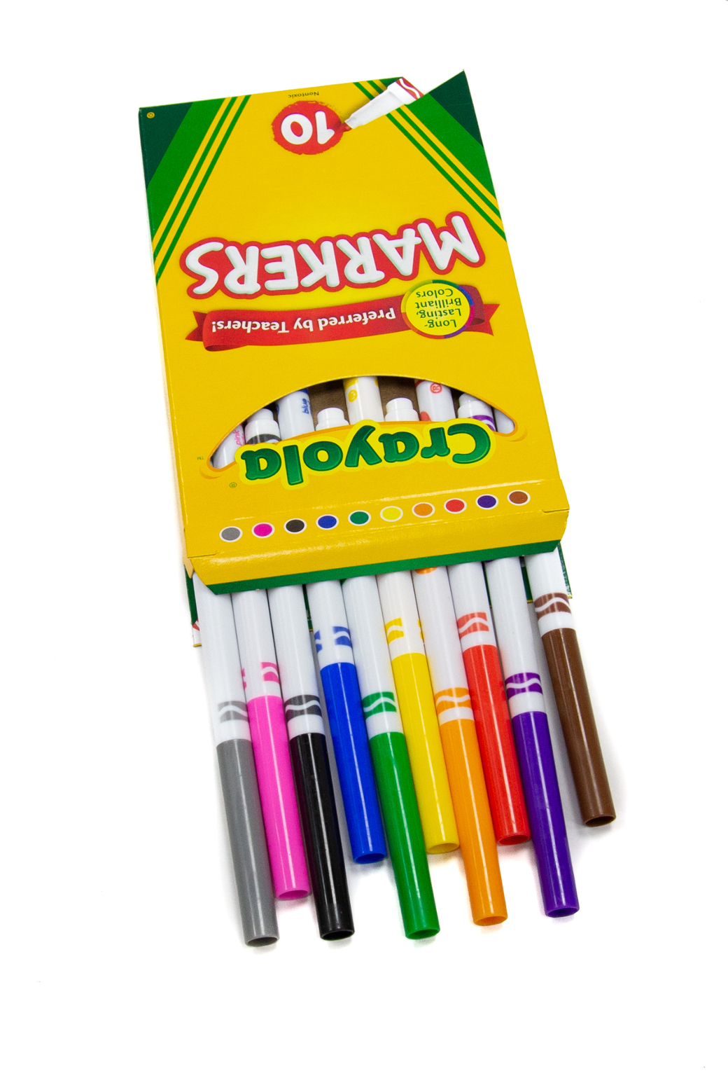 crayola fine tip markers