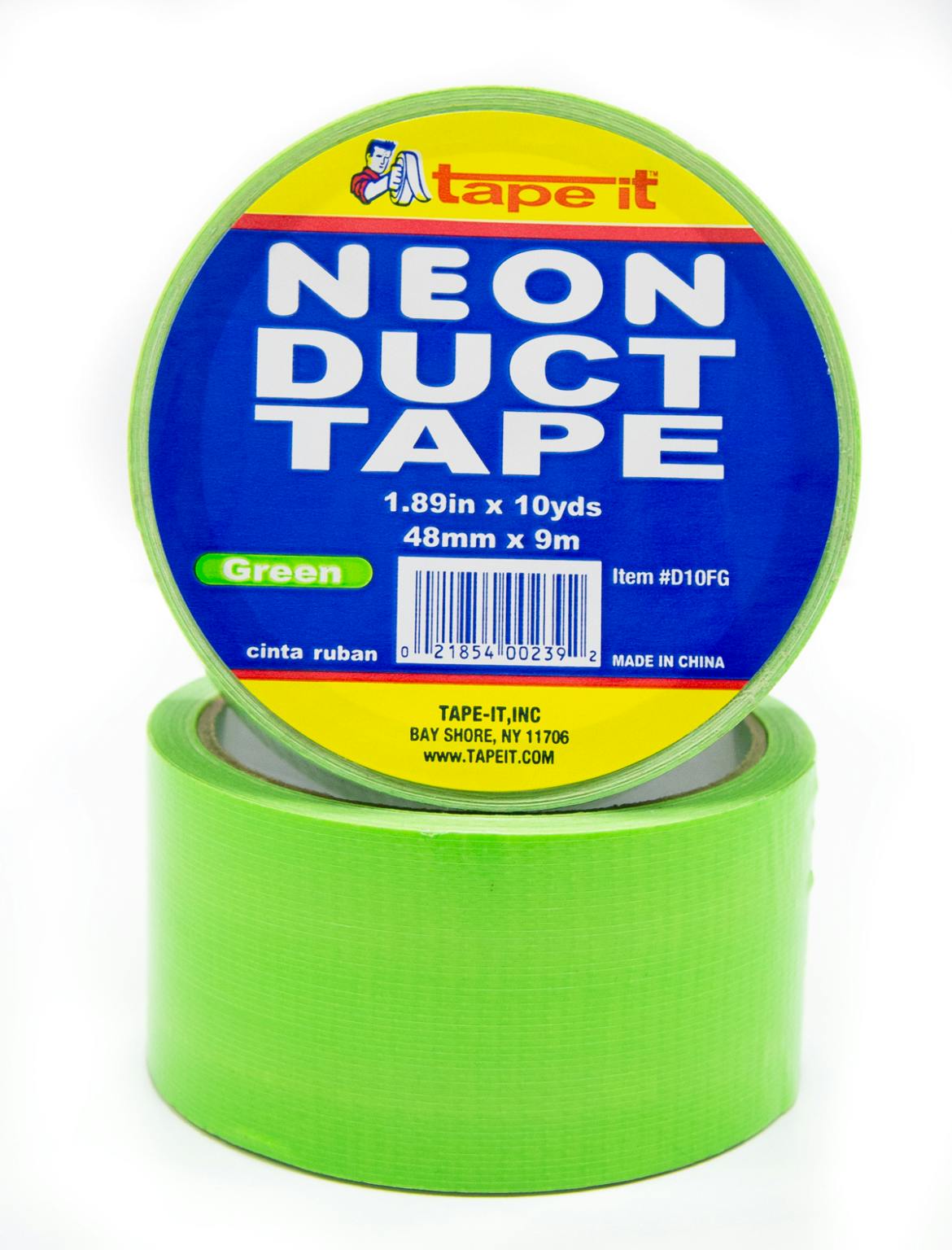 Wholesale Duct Tape Neon Green 1.89" x 10 yards (SKU 1064608