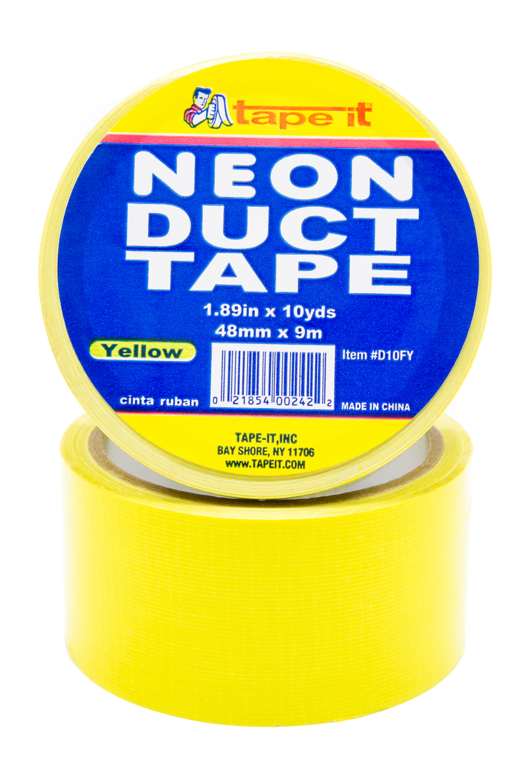 wholesale-duct-tape-neon-yellow-1-89-x-10-yards-sku-1064611