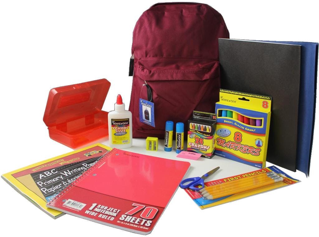 Wholesale 15" Primary Kit Pre Filled Backpack (SKU 1857728) DollarDays