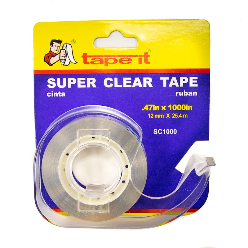 Super Clear Stationery Tape - 1/2 x 1000