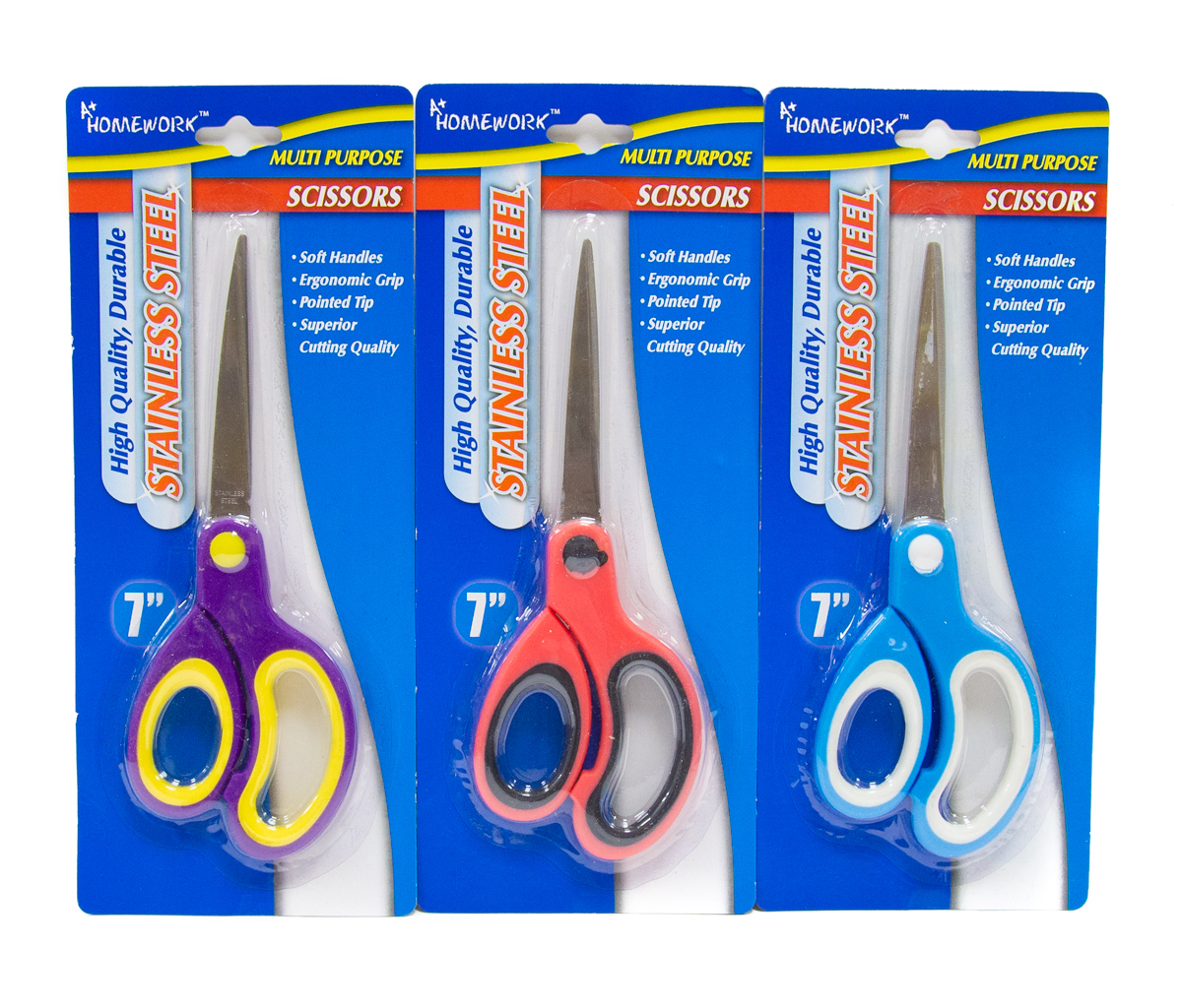 7 All-Purpose Scissors - Assorted Colors, Single Pack