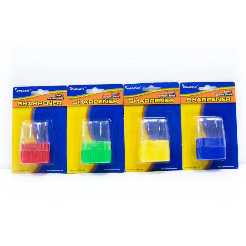 Pencil Sharpener - Conical Shaped Top  Assorted Colors