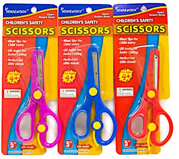Buy Wholesale China Kindergarten Does Not Hurt Hand Round Head Safety Small  Children Scissors & Children Scissors at USD 0.85