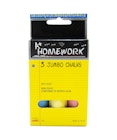 Jumbo Chalk - 3 Count, Assorted Colors image number null