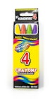 Crayons - 4 Pack, Assorted Colors image number null