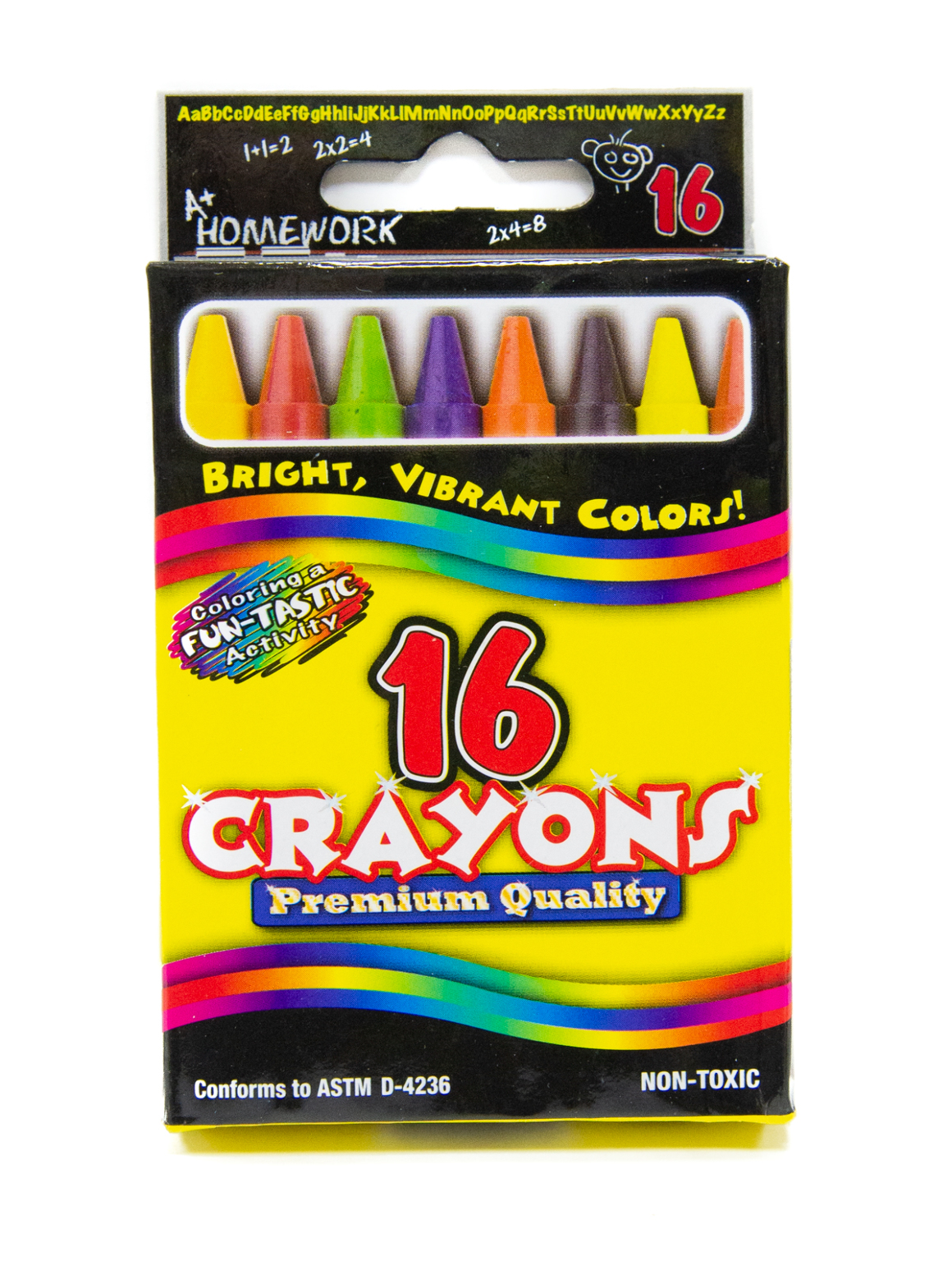 Crayola Crayons 16 Per Box (Pack of 12) 192 Crayons in Total