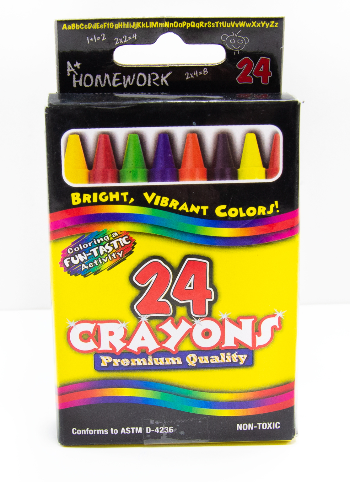 Crayola Classic Color Crayons, Peg-gable Retail Pack, 24 Colors  Non-washable
