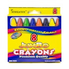 Jumbo Crayons - 8 Packs, Bright Colors image number null