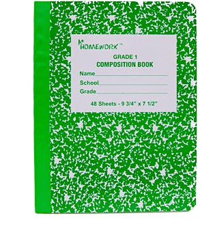 48 Bulk Composition Book Primary Journal 100 Ct. Grey - at