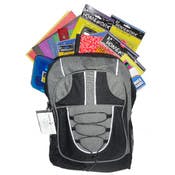 17" Backpack & Middle School Supply Kits - 48 Piece