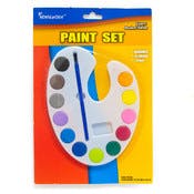 Watercolor Paint Palettes - Brush Included