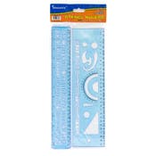 Stencil Rulers - 12", 2 Piece