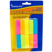 Stick-On Flags - 750 Flags, Neon Colors