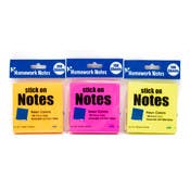 Sticky Notes - 100 Sheets, Neon Colors