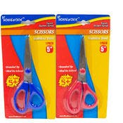 4.5" Blunt School Scissors - Assorted Colors, 48 Count