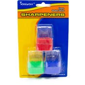 Pencil Sharpeners - 3 Count, Shavings Receptacle