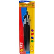 Artist Paint Brushes - 6 Assorted Sizes