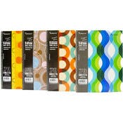 1 Subject Wide Ruled Spiral Notebooks - 70 Sheets, 4 Designs