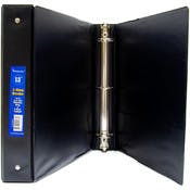 1.5" 3-Ring Binders - Black, 2 Pockets