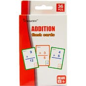 Addition Flashcards - 36 Count, Double Sided