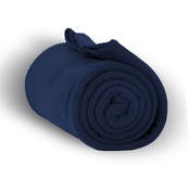 Premium Fleece Blankets - Navy, 50" x 60"