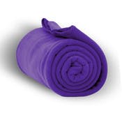 Premium Fleece Blankets - Purple, 50" x 60"