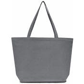 Cotton Pigment Dyed Large Totes - Gray